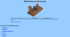 Desktop Screenshot of morsen.de